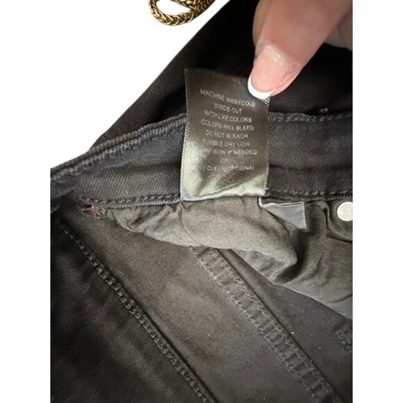 NWT!! "ABSECAI" SZ 36 Distressed Straight Leg/Skinny Jean Skateboarder Stretch - Picture 6 of 9